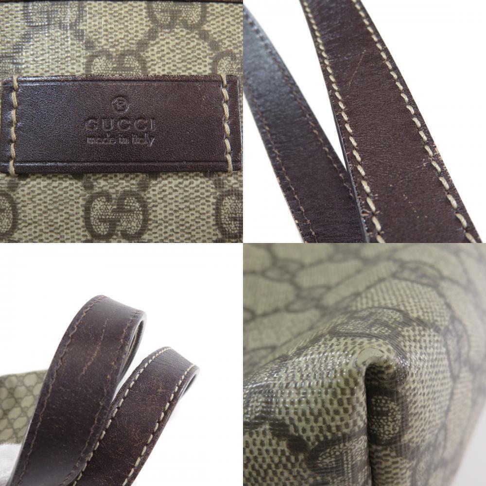Gucci Bag Supreme Tote Shoulder Brown GG - Picture 9 of 10